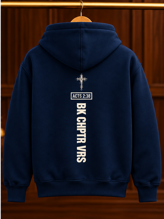 The Abide BCV Collection Hoodie| Midnight Blue