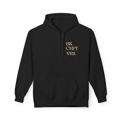 Hoodie — Minimal 'Be Still & Know' Soft White Fleece Pullover