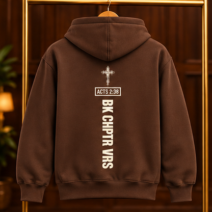 The Abide BCV Collection Hoodie| Terra Brown