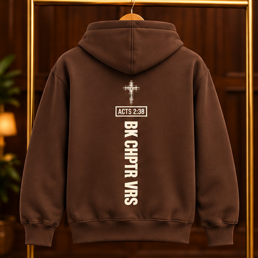 The Abide BCV Collection Hoodie| Terra Brown
