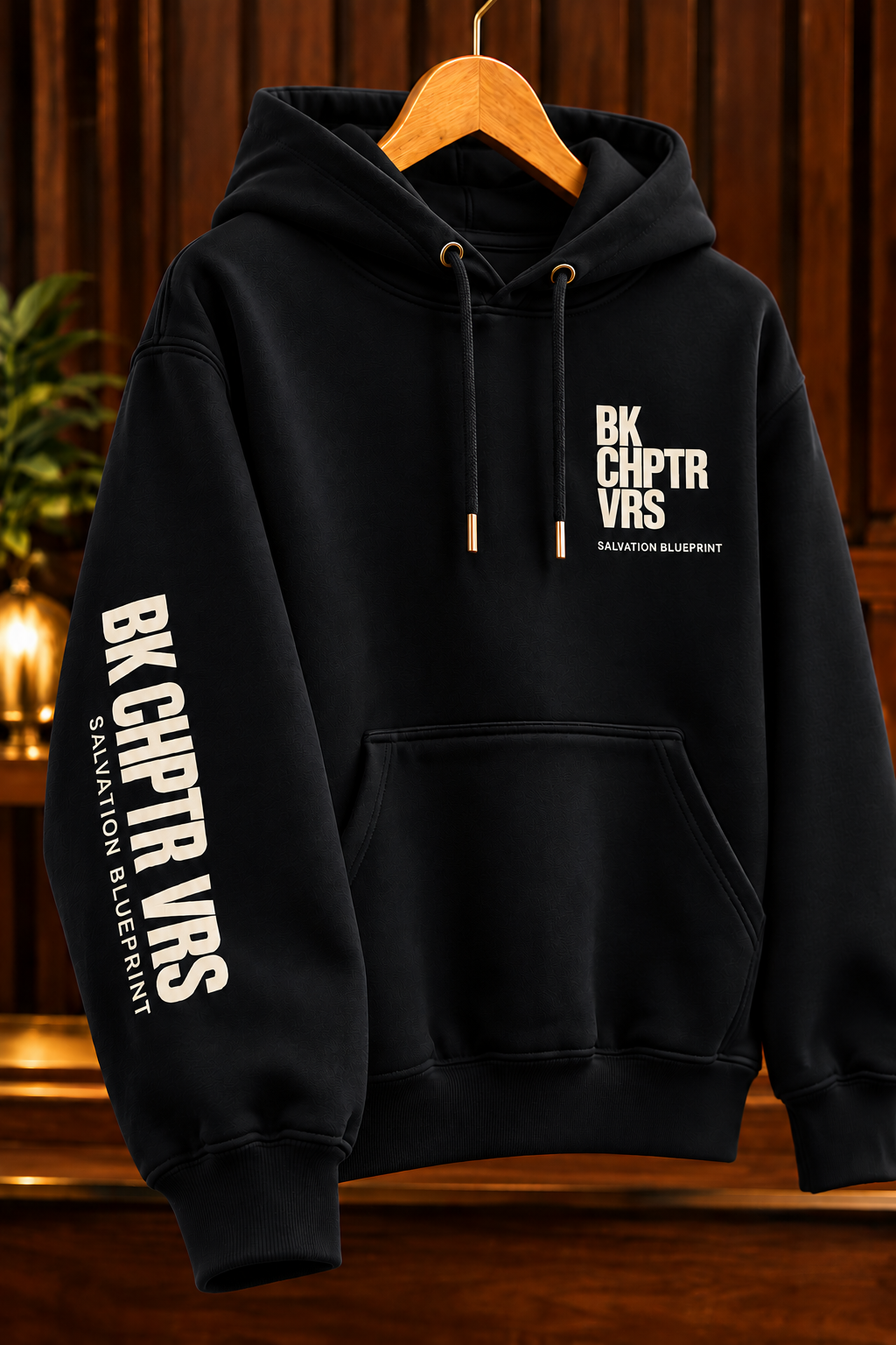 The Abide BCV Collection Hoodie| Black
