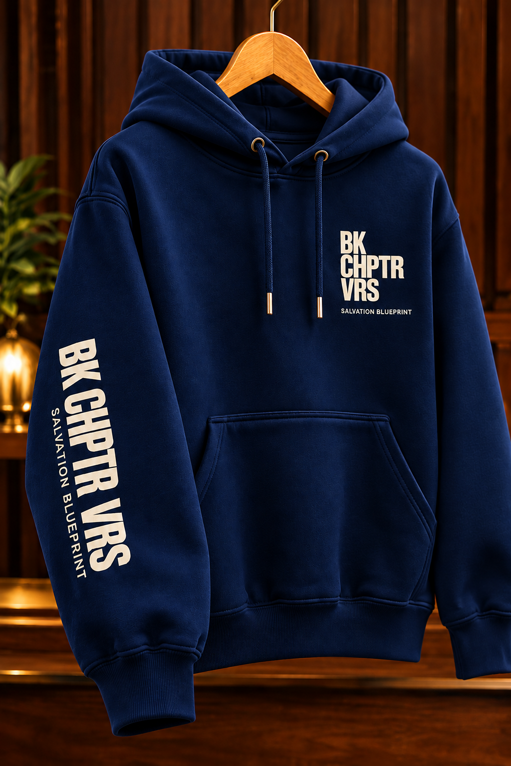 The Abide BCV Collection Hoodie| Midnight Blue